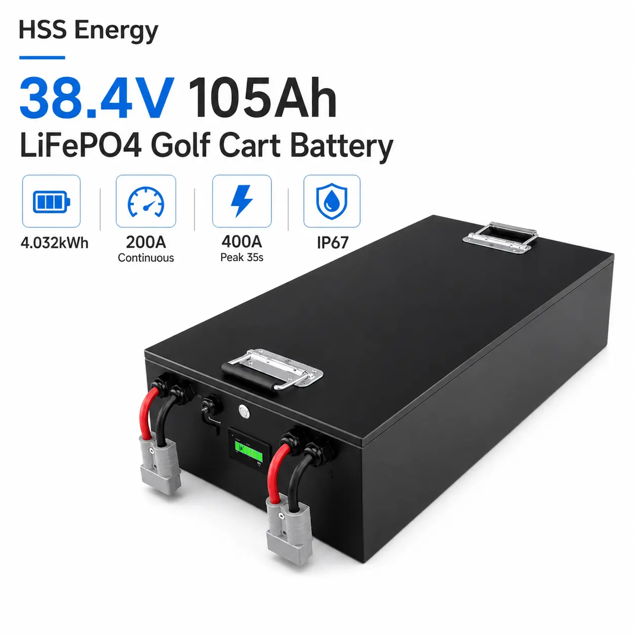 36V 105Ah 골프 카트 리튬 배터리