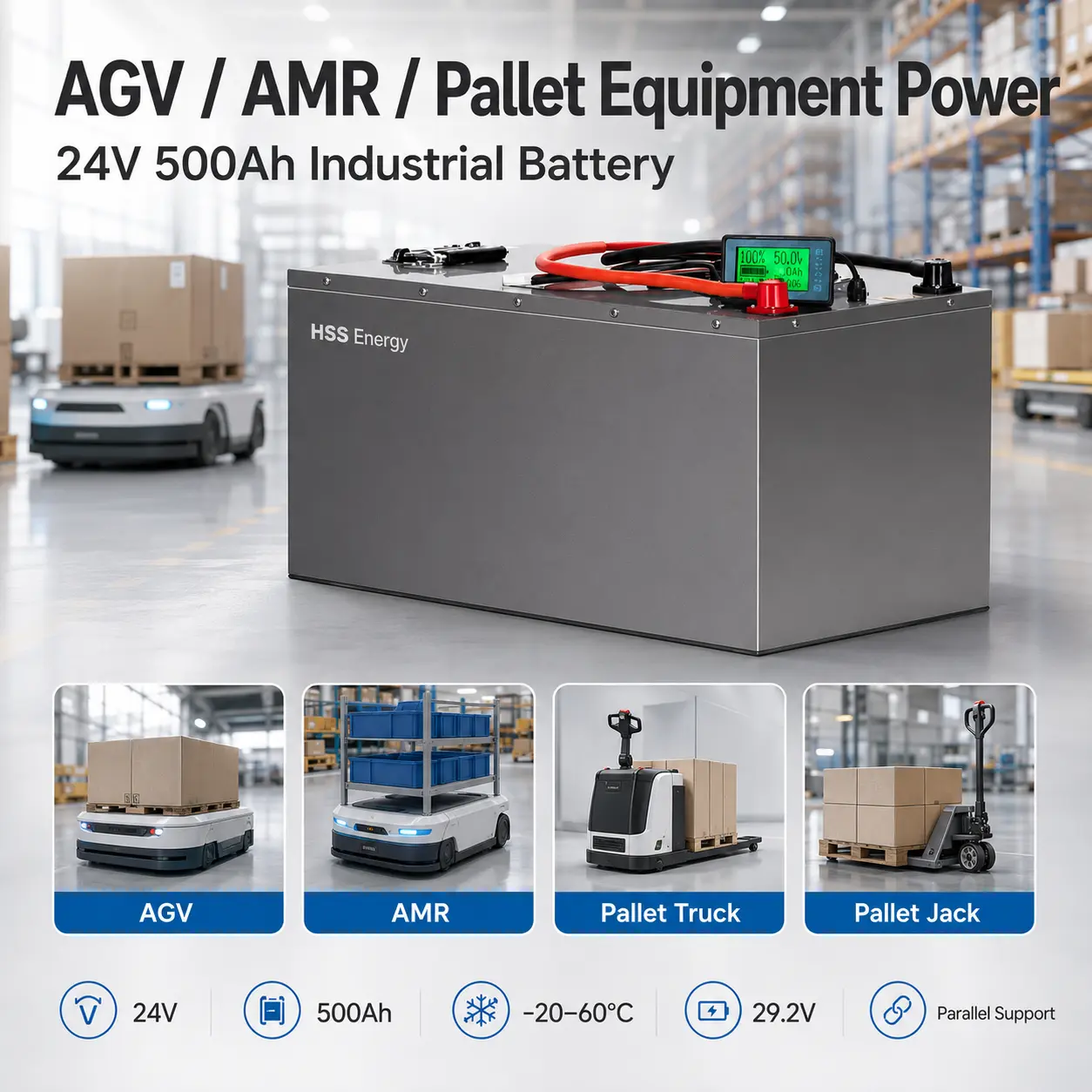 24V 500Ah RV Battery